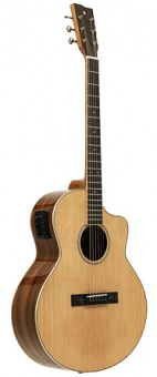 KEPMA A1CE-K10 Glossy Natural трансакустическая гитара